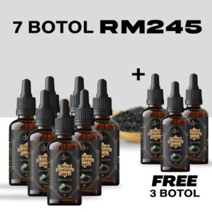 7 Botol 3 Free Minyak Habbatus Sauda Al-Khair